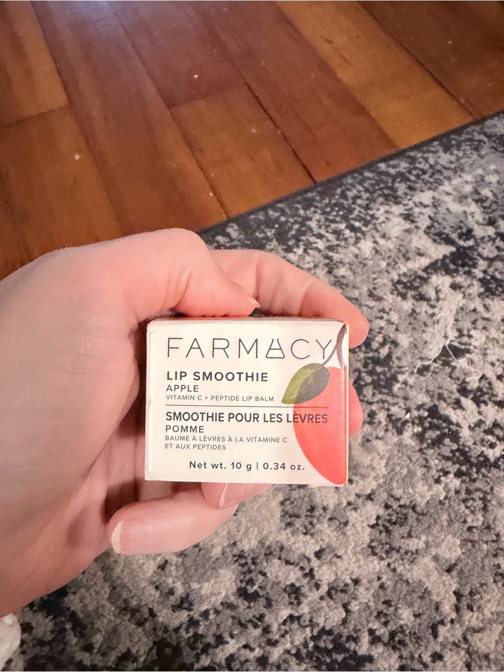 Farmacy Lip Smoothie Apple Lip Balm - White, Green, Red